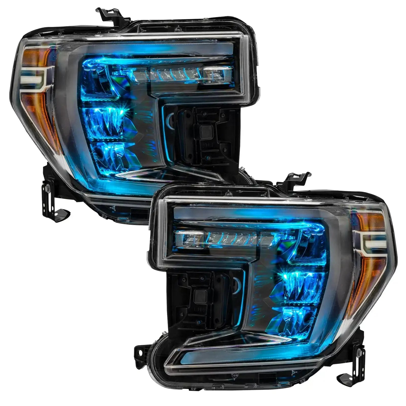 ORACLE Lighting 2019-2022 GMC Sierra 1500 ColorSHIFT RGB Demon Eye Headlight Upgrade
