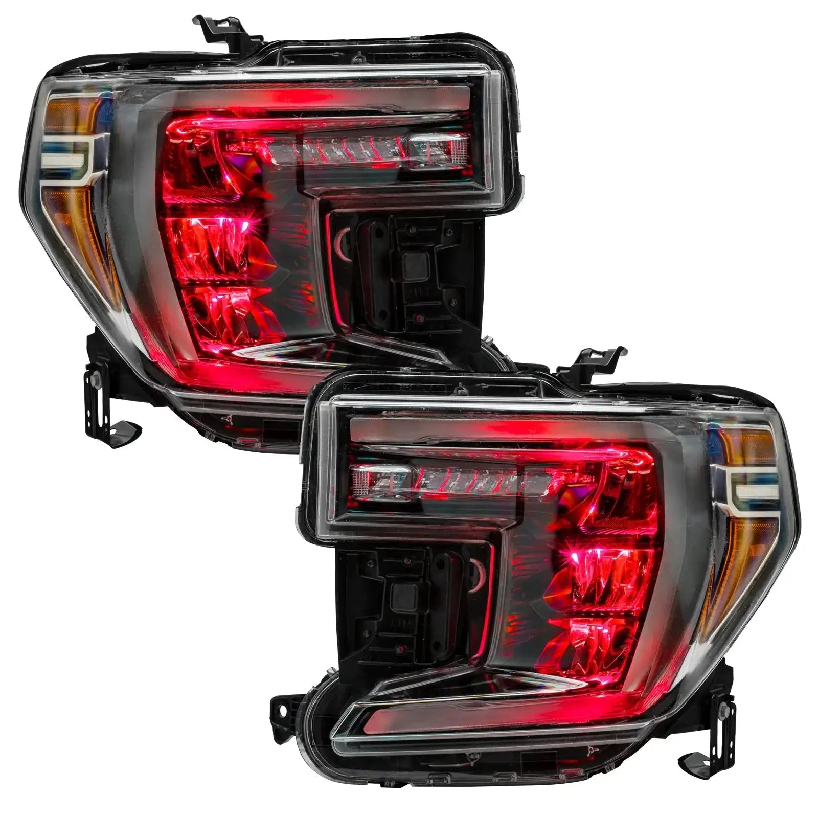 ORACLE Lighting 2019-2022 GMC Sierra 1500 ColorSHIFT RGB Demon Eye Headlight Upgrade