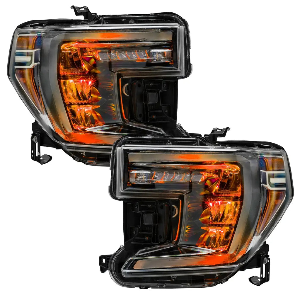 ORACLE Lighting 2019-2022 GMC Sierra 1500 ColorSHIFT RGB Demon Eye Headlight Upgrade