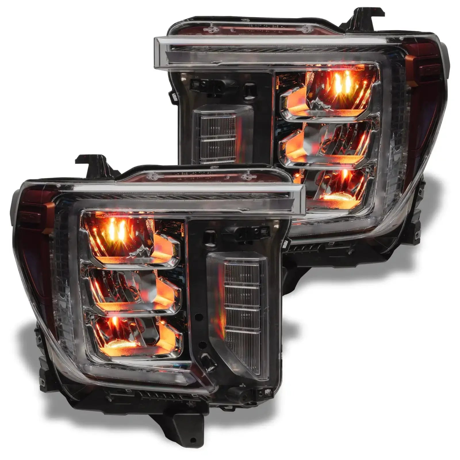 ORACLE Lighting 2020-2023 GMC Sierra 2500/3500 ColorSHIFT RGB Demon Eye Headlight Upgrade