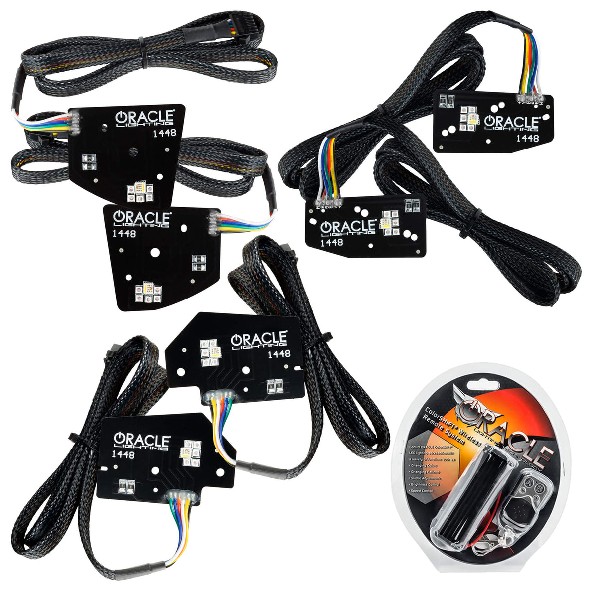 ORACLE Lighting 2019-2024 Ram 1500 RGBW+A Headlight DRL Upgrade Kit - LED Projector Headlights