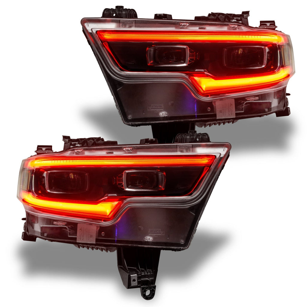 ORACLE Lighting 2019-2024 Ram 1500 RGBW+A Headlight DRL Upgrade Kit - LED Projector Headlights