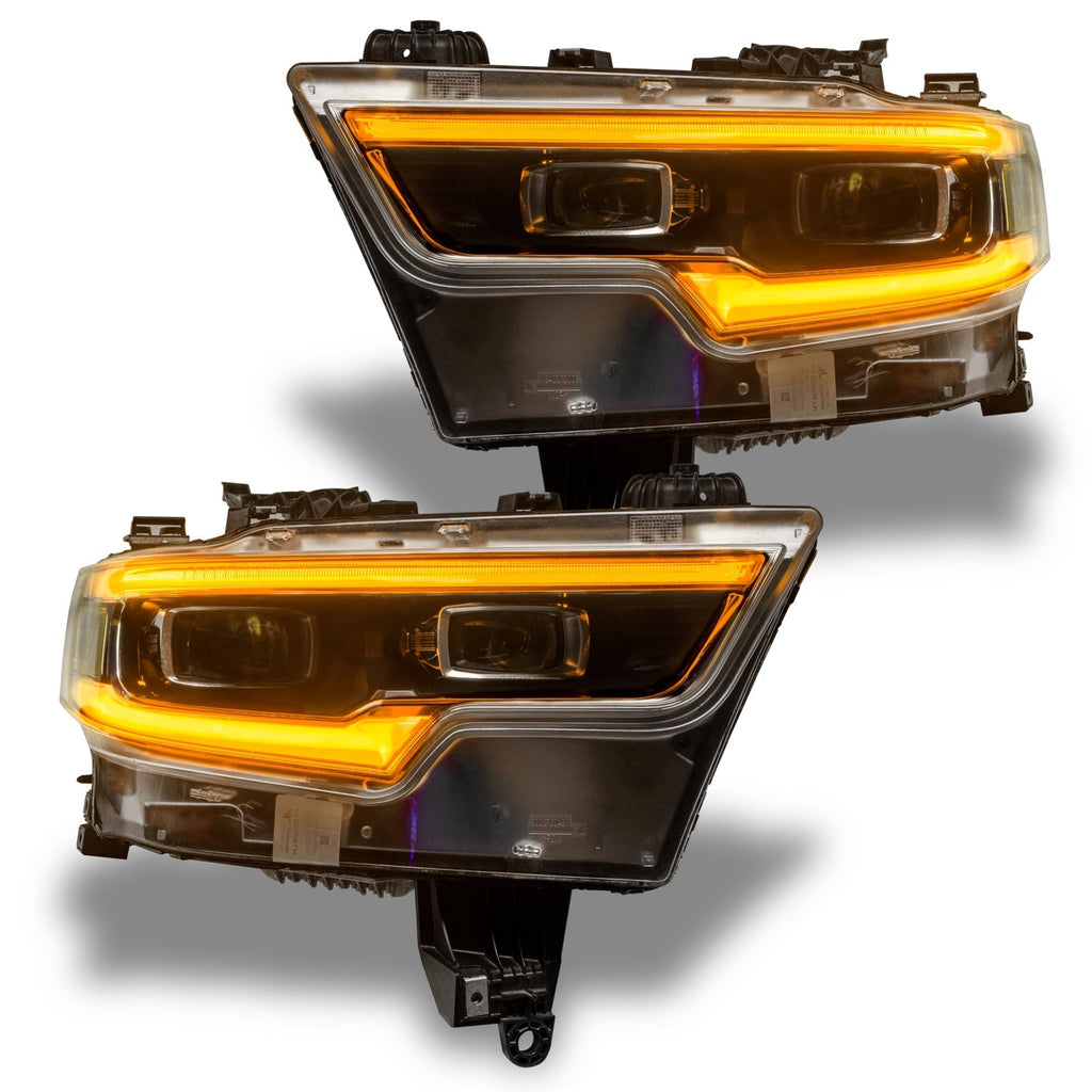 ORACLE Lighting 2019-2024 Ram 1500 RGBW+A Headlight DRL Upgrade Kit - LED Projector Headlights