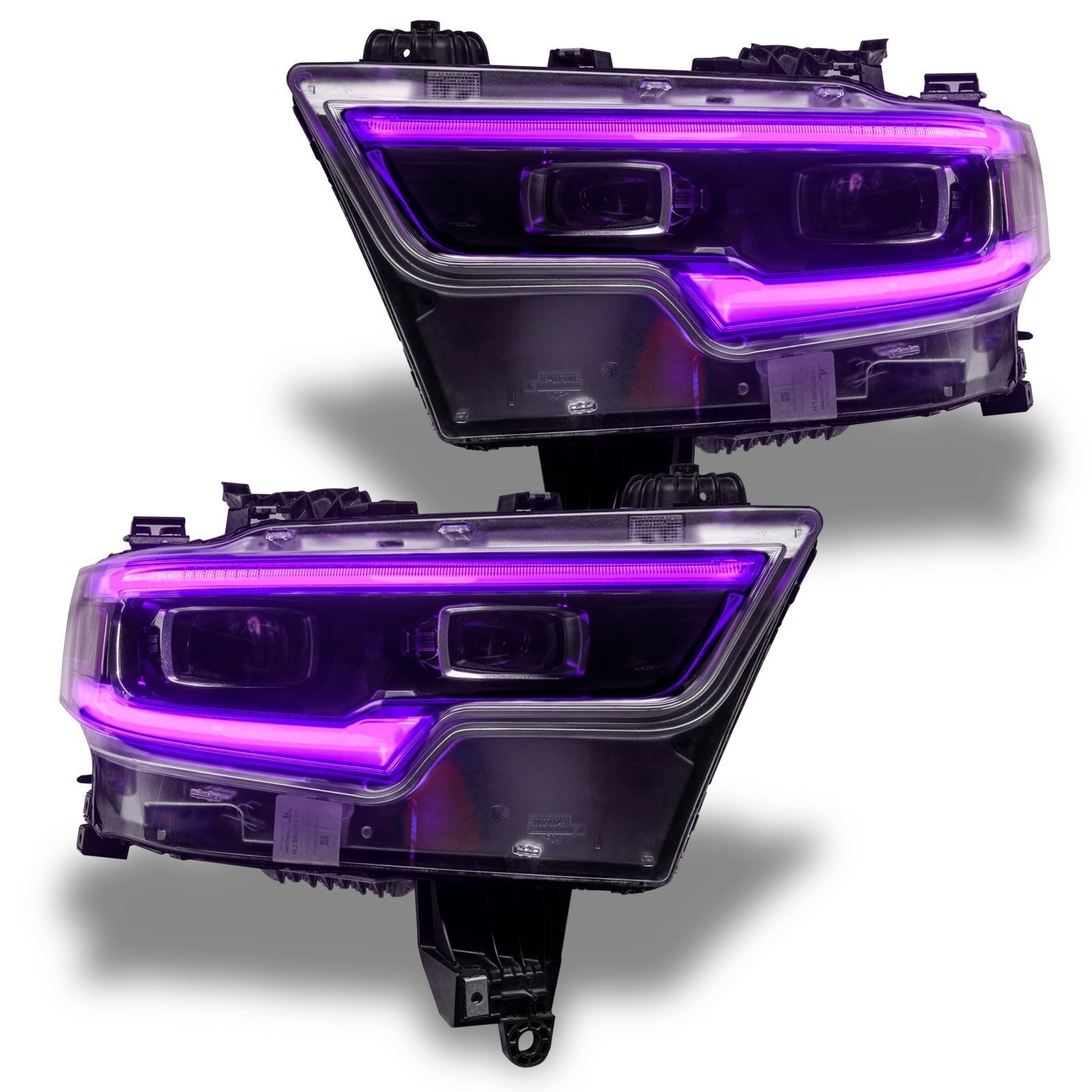 ORACLE Lighting 2019-2024 Ram 1500 RGBW+A Headlight DRL Upgrade Kit - LED Projector Headlights