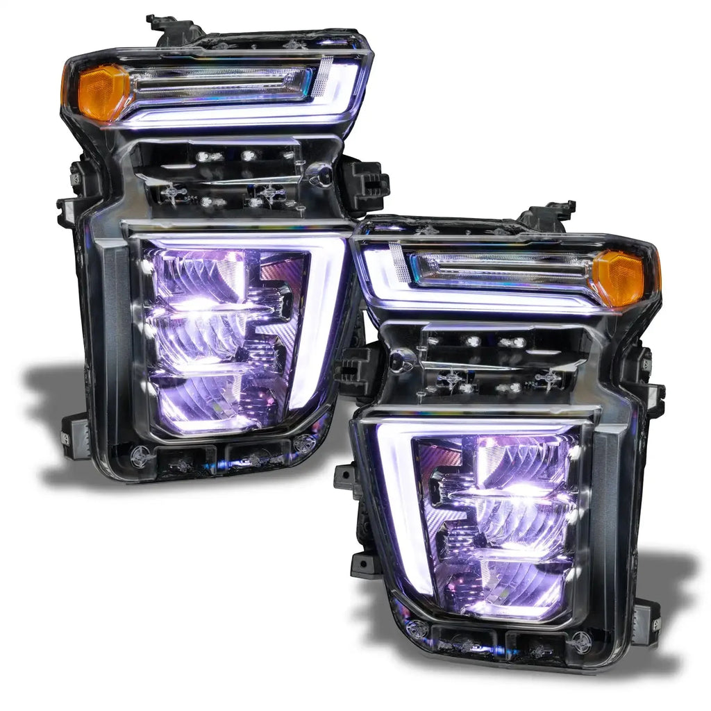 ORACLE Lighting 2020-2023 Chevrolet Silverado HD 2500/3500 ColorSHIFT Demon Eye RGB Upgrade