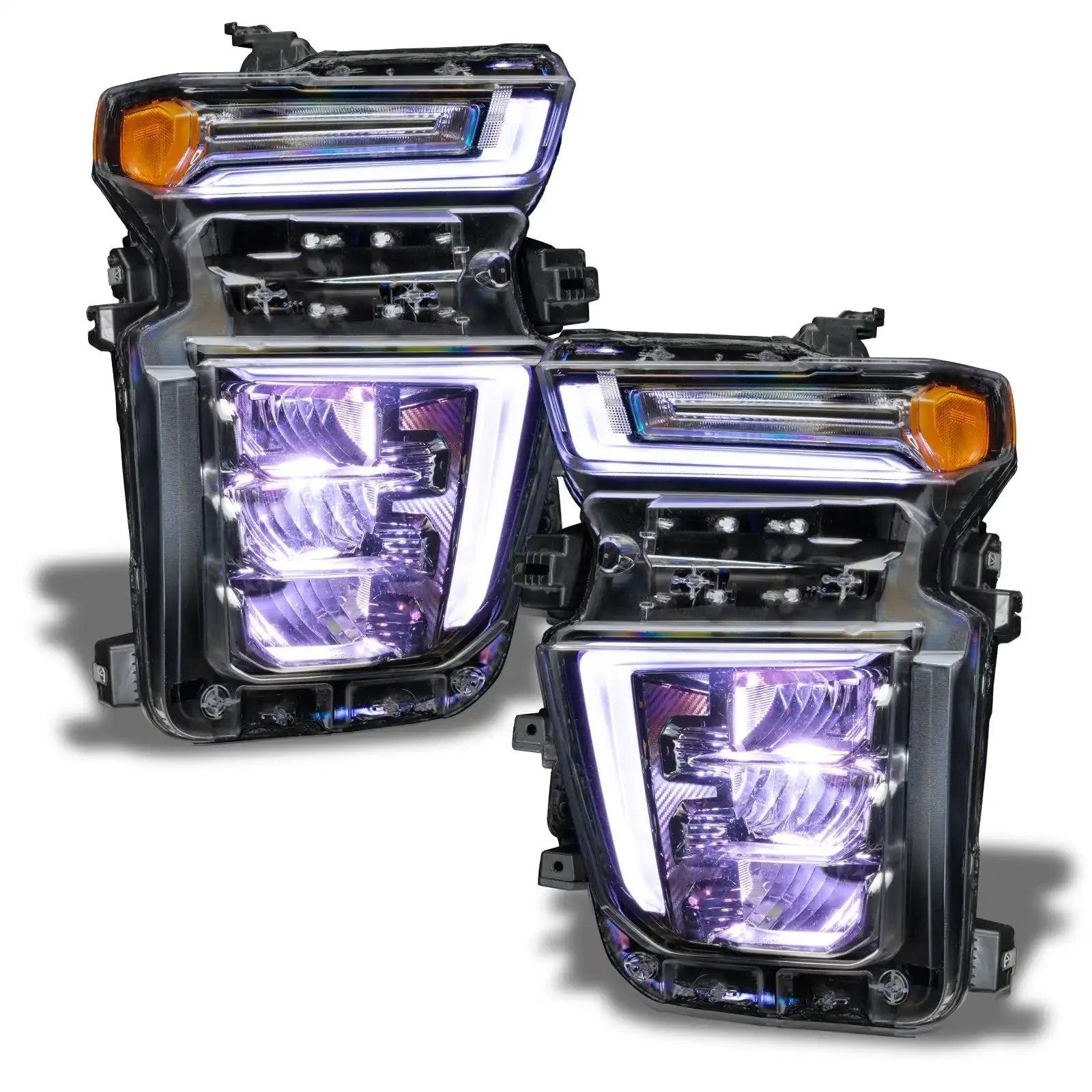 ORACLE Lighting 2020-2023 Chevrolet Silverado HD 2500/3500 ColorSHIFT Demon Eye RGB Upgrade