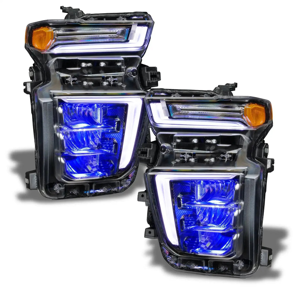 ORACLE Lighting 2020-2023 Chevrolet Silverado HD 2500/3500 ColorSHIFT Demon Eye RGB Upgrade