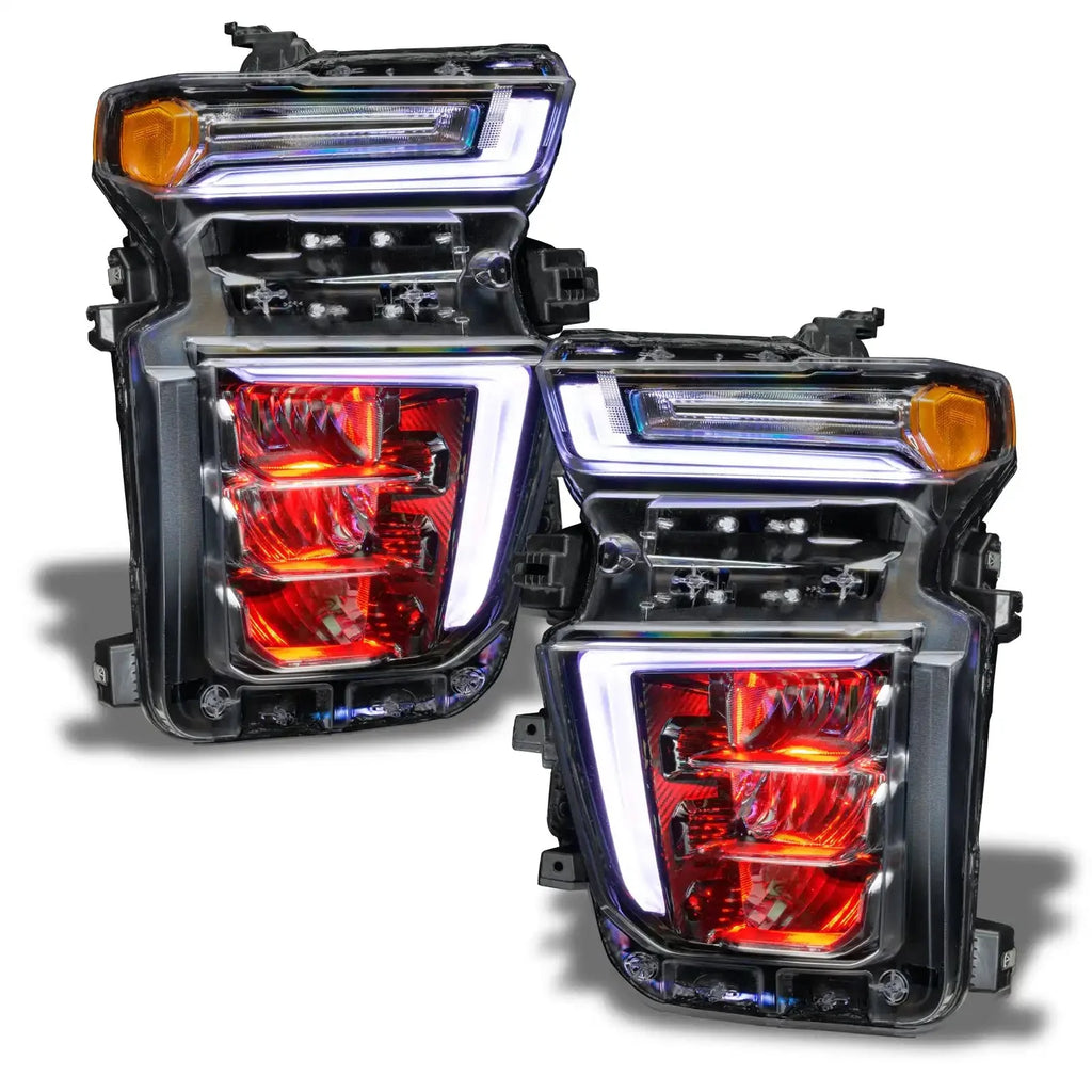 ORACLE Lighting 2020-2023 Chevrolet Silverado HD 2500/3500 ColorSHIFT Demon Eye RGB Upgrade