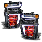 ORACLE Lighting 2020-2023 Chevrolet Silverado HD 2500/3500 ColorSHIFT Demon Eye RGB Upgrade