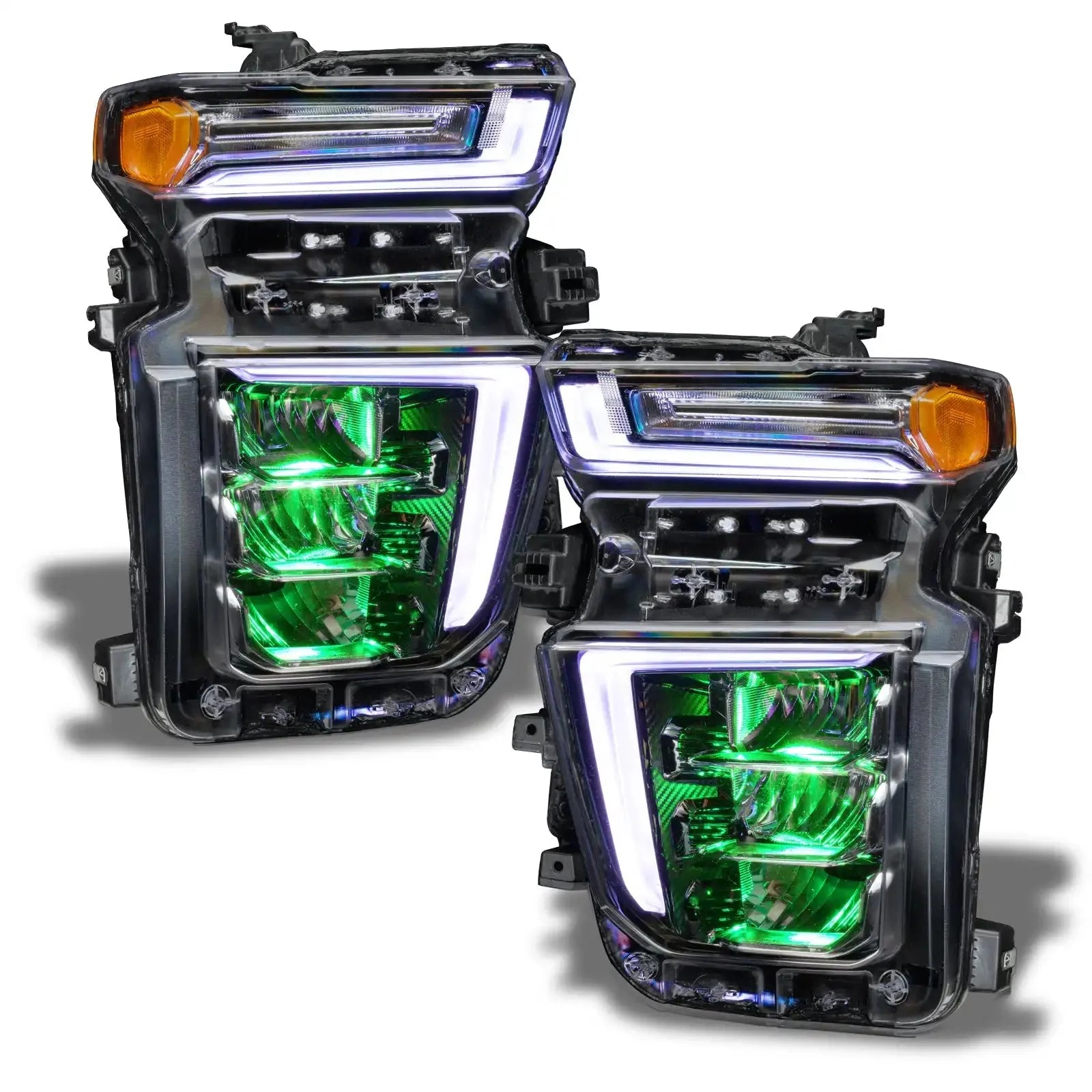 ORACLE Lighting 2020-2023 Chevrolet Silverado HD 2500/3500 ColorSHIFT Demon Eye RGB Upgrade