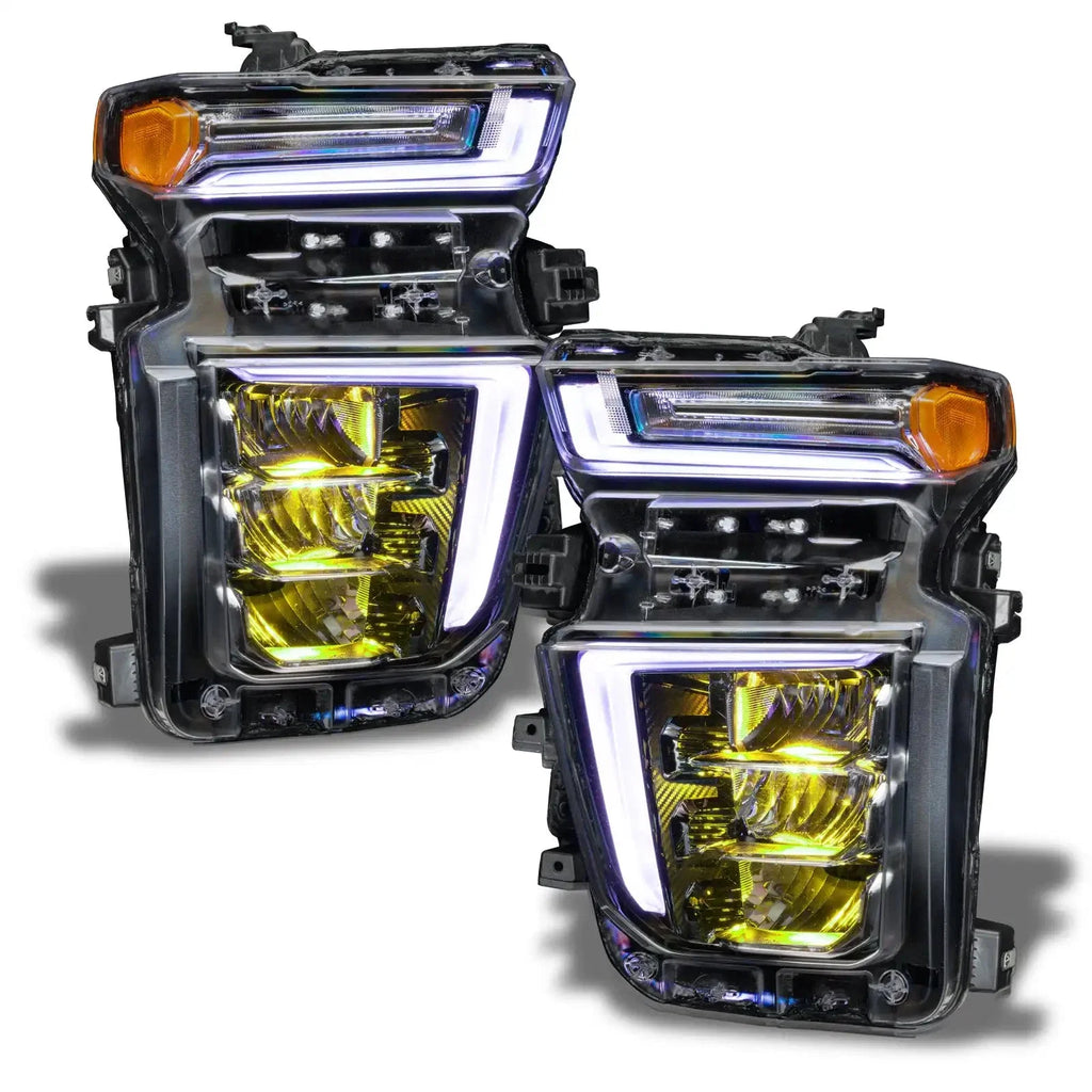 ORACLE Lighting 2020-2023 Chevrolet Silverado HD 2500/3500 ColorSHIFT Demon Eye RGB Upgrade