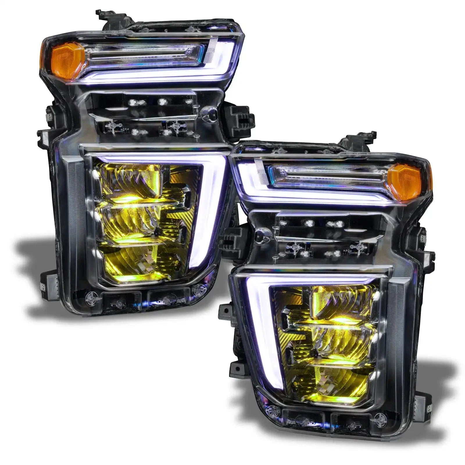 ORACLE Lighting 2020-2023 Chevrolet Silverado HD 2500/3500 ColorSHIFT Demon Eye RGB Upgrade