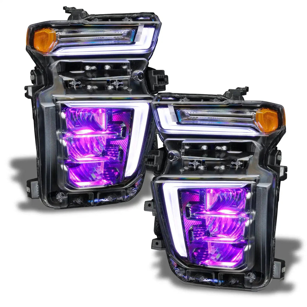 ORACLE Lighting 2020-2023 Chevrolet Silverado HD 2500/3500 ColorSHIFT Demon Eye RGB Upgrade