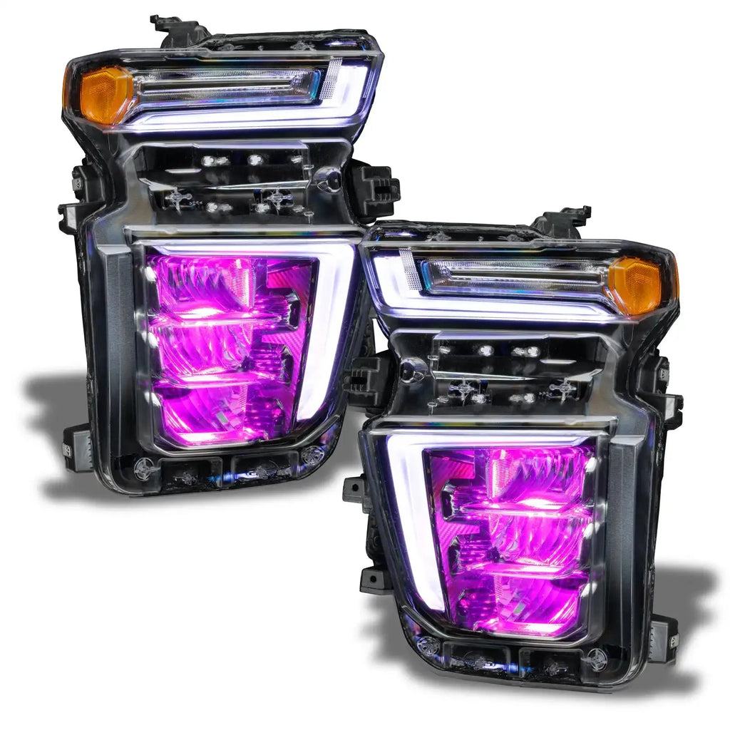 ORACLE Lighting 2020-2023 Chevrolet Silverado HD 2500/3500 ColorSHIFT Demon Eye RGB Upgrade