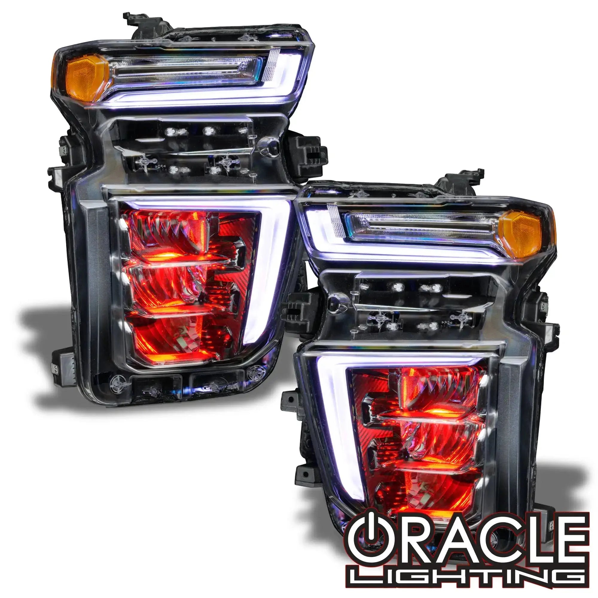 ORACLE Lighting 2020-2023 Chevrolet Silverado HD 2500/3500 ColorSHIFT Demon Eye RGB Upgrade