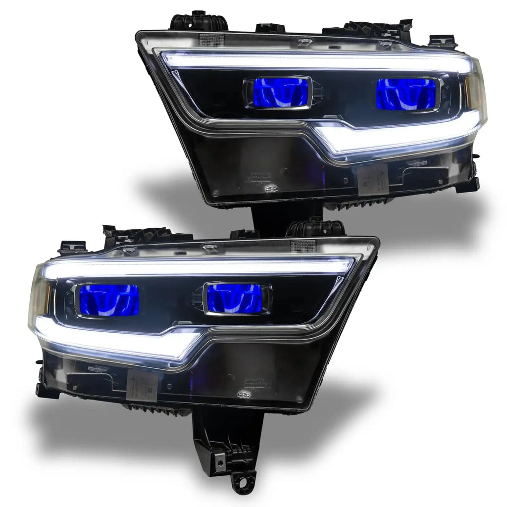 ORACLE Lighting 2019-2024 Ram 1500 ColorSHIFT Headlight Demon Eye Kit - LED Projector Headlights
