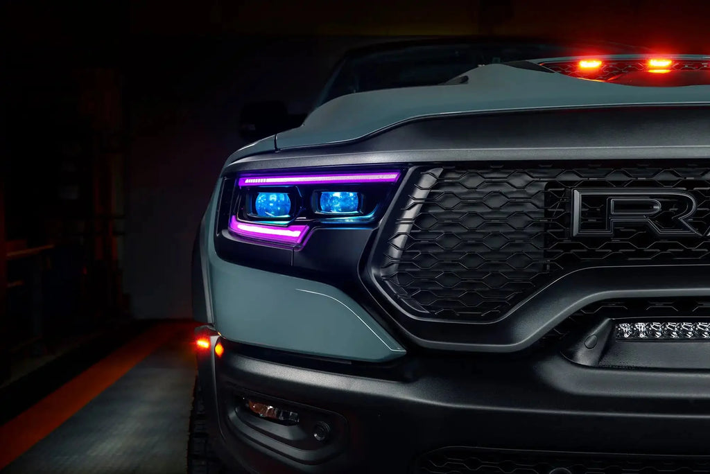 ORACLE Lighting 2019-2024 Ram 1500 ColorSHIFT Headlight Demon Eye Kit - LED Projector Headlights