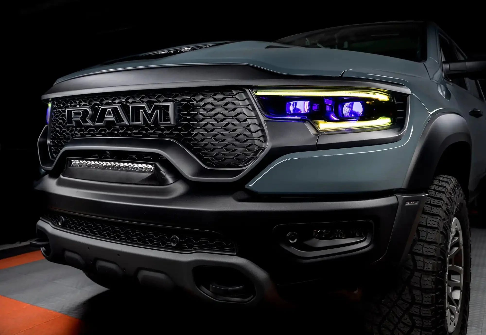 ORACLE Lighting 2019-2024 Ram 1500 ColorSHIFT Headlight Demon Eye Kit - LED Projector Headlights