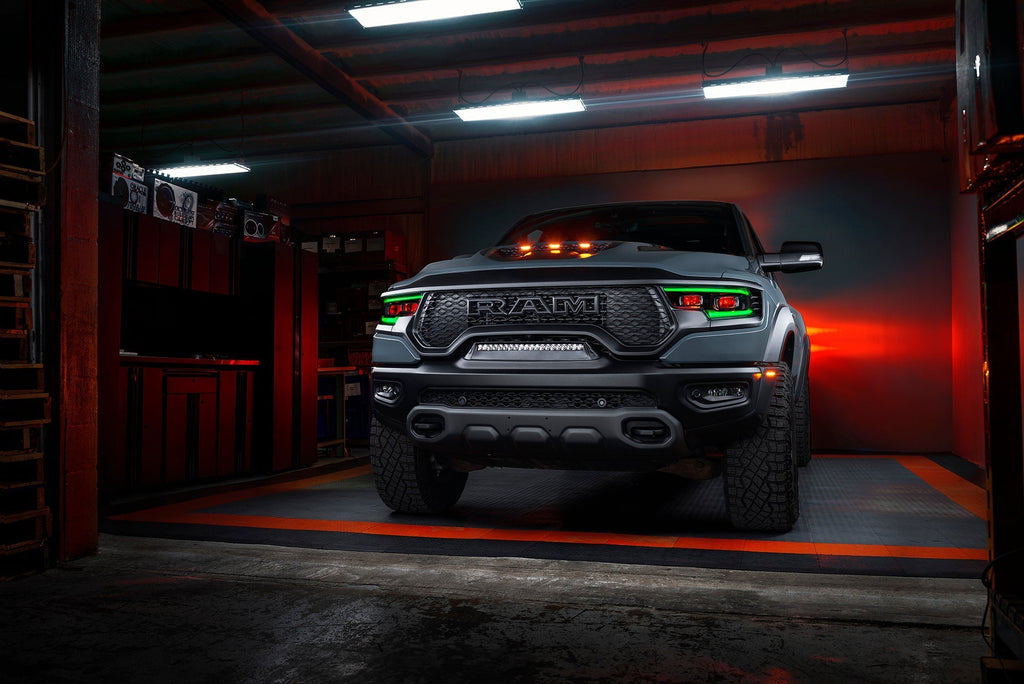 ORACLE Lighting 2019-2024 Ram 1500 RGBW+A Headlight DRL Upgrade Kit - LED Projector Headlights