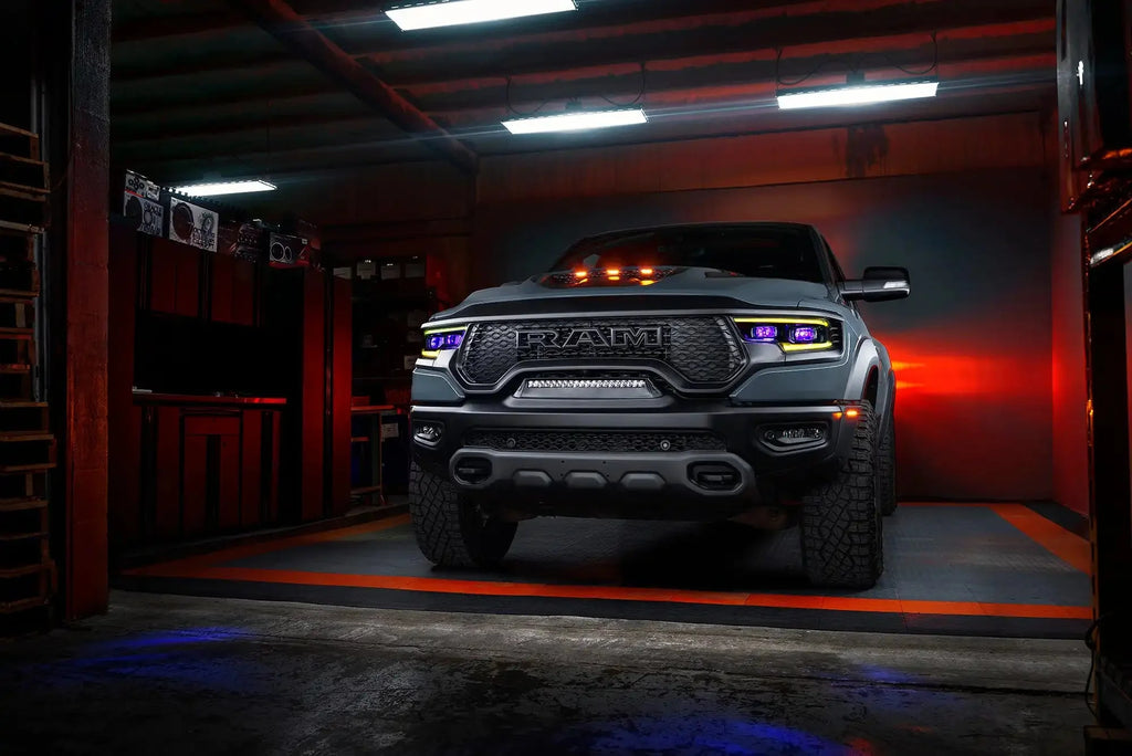ORACLE Lighting 2019-2024 Ram 1500 ColorSHIFT Headlight Demon Eye Kit - LED Projector Headlights