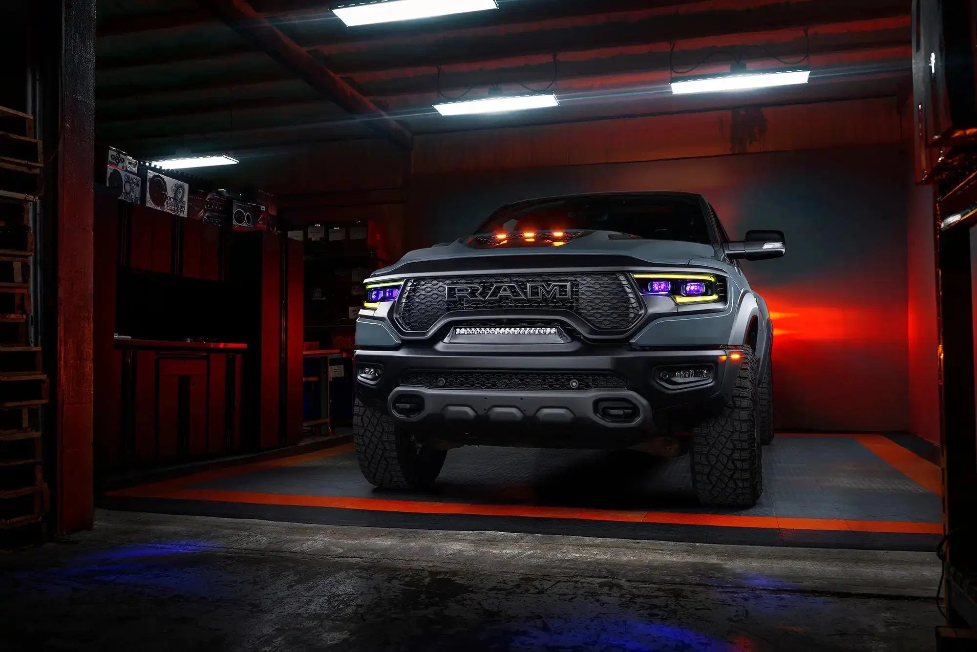 ORACLE Lighting 2019-2024 Ram 1500 ColorSHIFT Headlight Demon Eye Kit - LED Projector Headlights