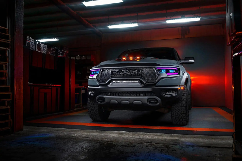 ORACLE Lighting 2019-2024 Ram 1500 ColorSHIFT Headlight Demon Eye Kit - LED Projector Headlights