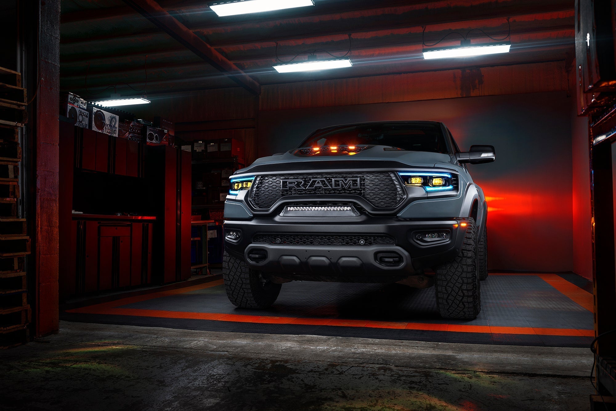 ORACLE Lighting 2019-2024 Ram 1500 RGBW+A Headlight DRL Upgrade Kit - LED Projector Headlights