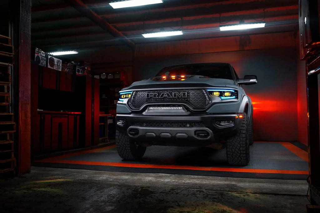 ORACLE Lighting 2019-2024 Ram 1500 ColorSHIFT Headlight Demon Eye Kit - LED Projector Headlights