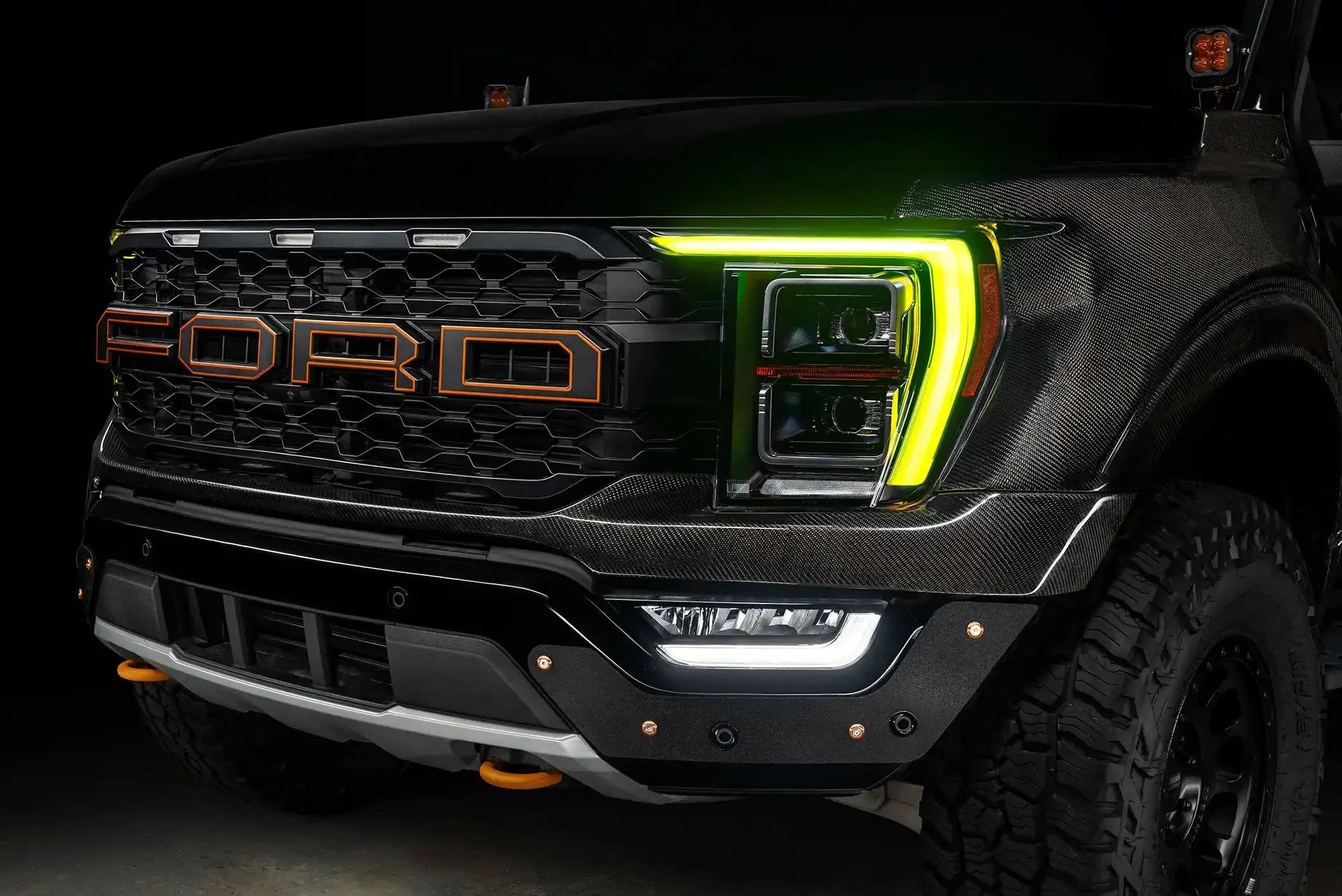 ORACLE Lighting 2021-2023 Ford F-150 ColorSHIFT RGB+W Headlight DRL Upgrade Kit