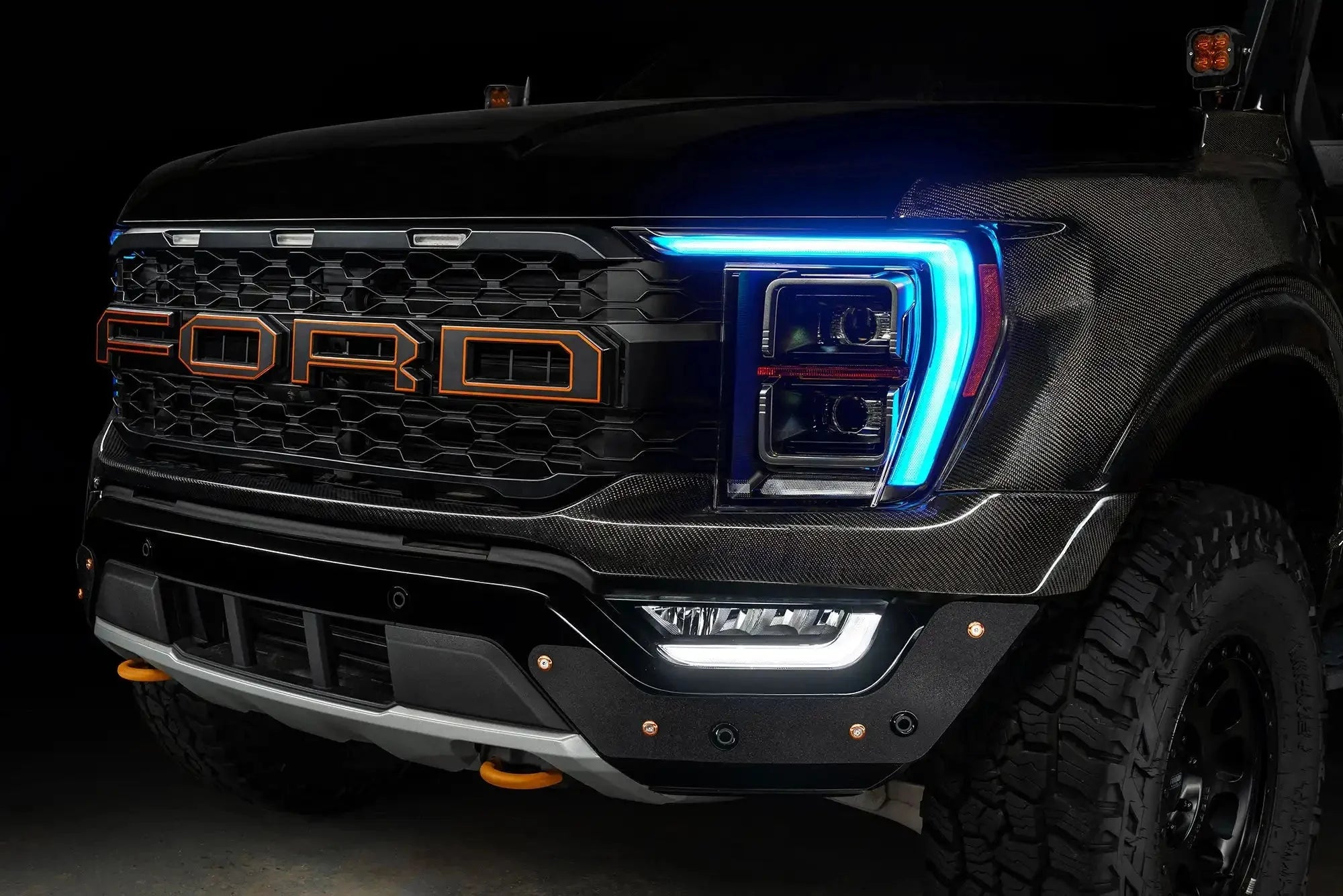 ORACLE Lighting 2021-2023 Ford F-150 ColorSHIFT RGB+W Headlight DRL Upgrade Kit
