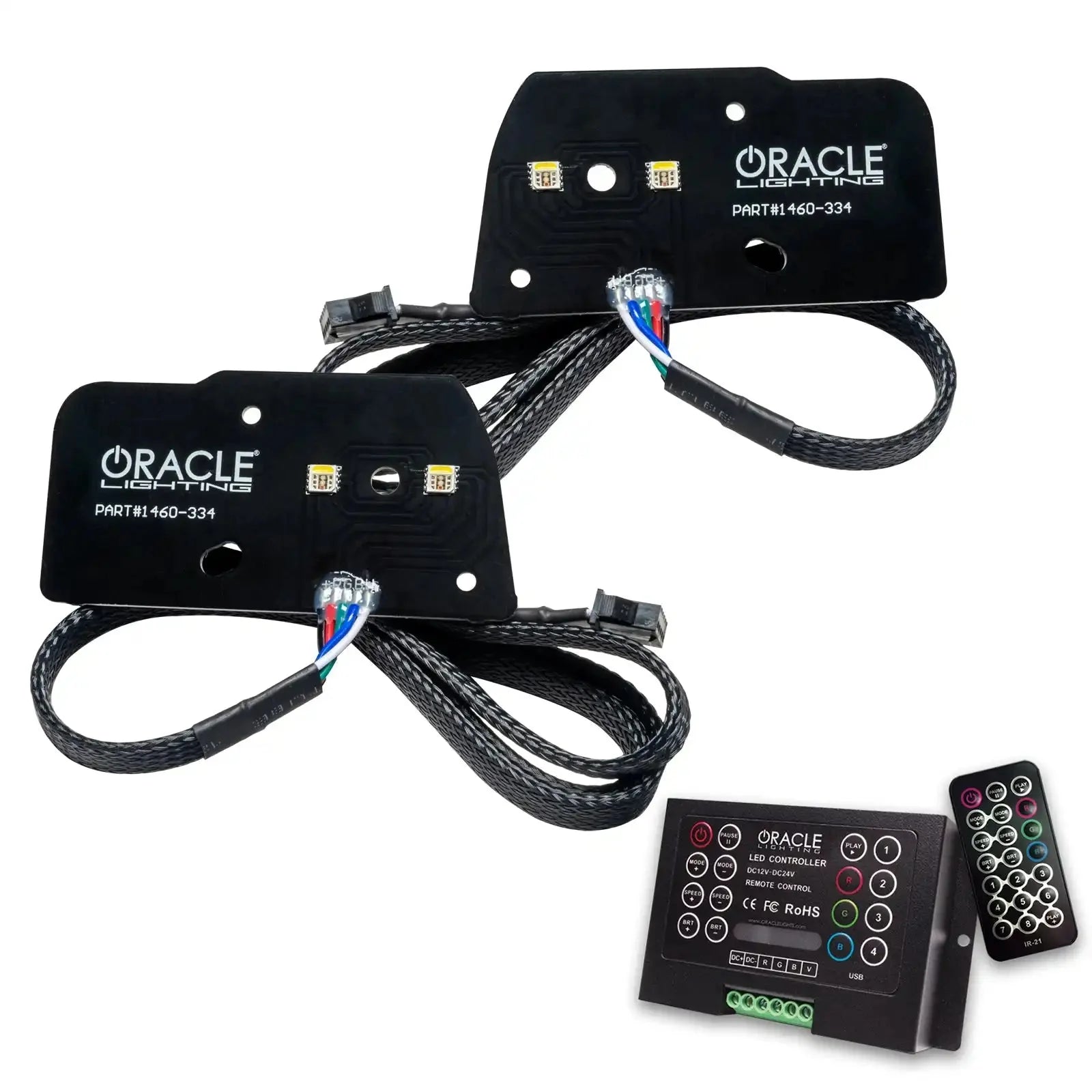 ORACLE Lighting 2021-2023 Ford F-150 ColorSHIFT RGB+W Headlight DRL Upgrade Kit