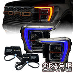 ORACLE Lighting 2021-2023 Ford F-150 ColorSHIFT RGB+W Headlight DRL Upgrade Kit