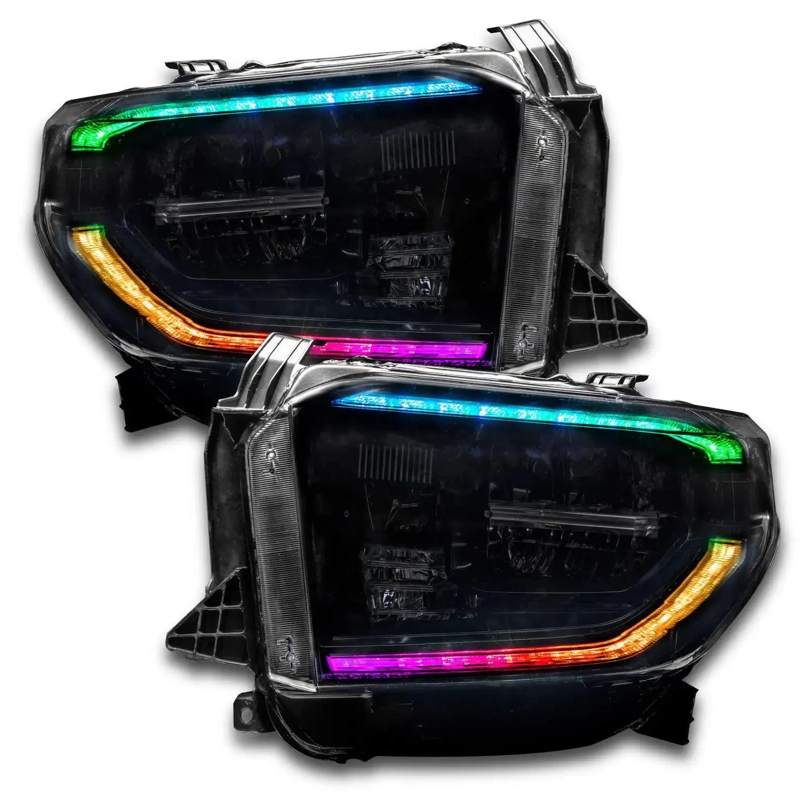 ORACLE Lighting 2018-2021 Toyota Tundra Dynamic ColorSHIFT® Headlight DRL Upgrade Kit | Part# 1461-332