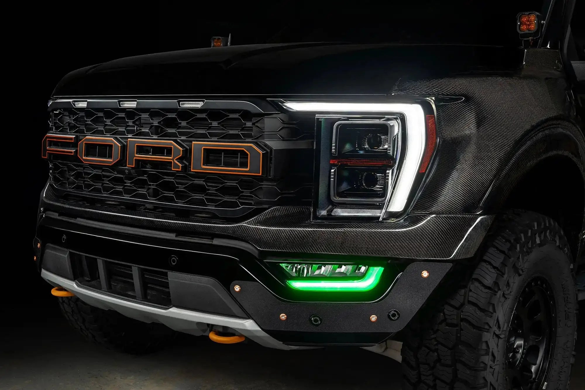 ORACLE Lighting 2021-2023 Ford F-150 ColorSHIFT RGB+W Fog Light DRL Upgrade Kit