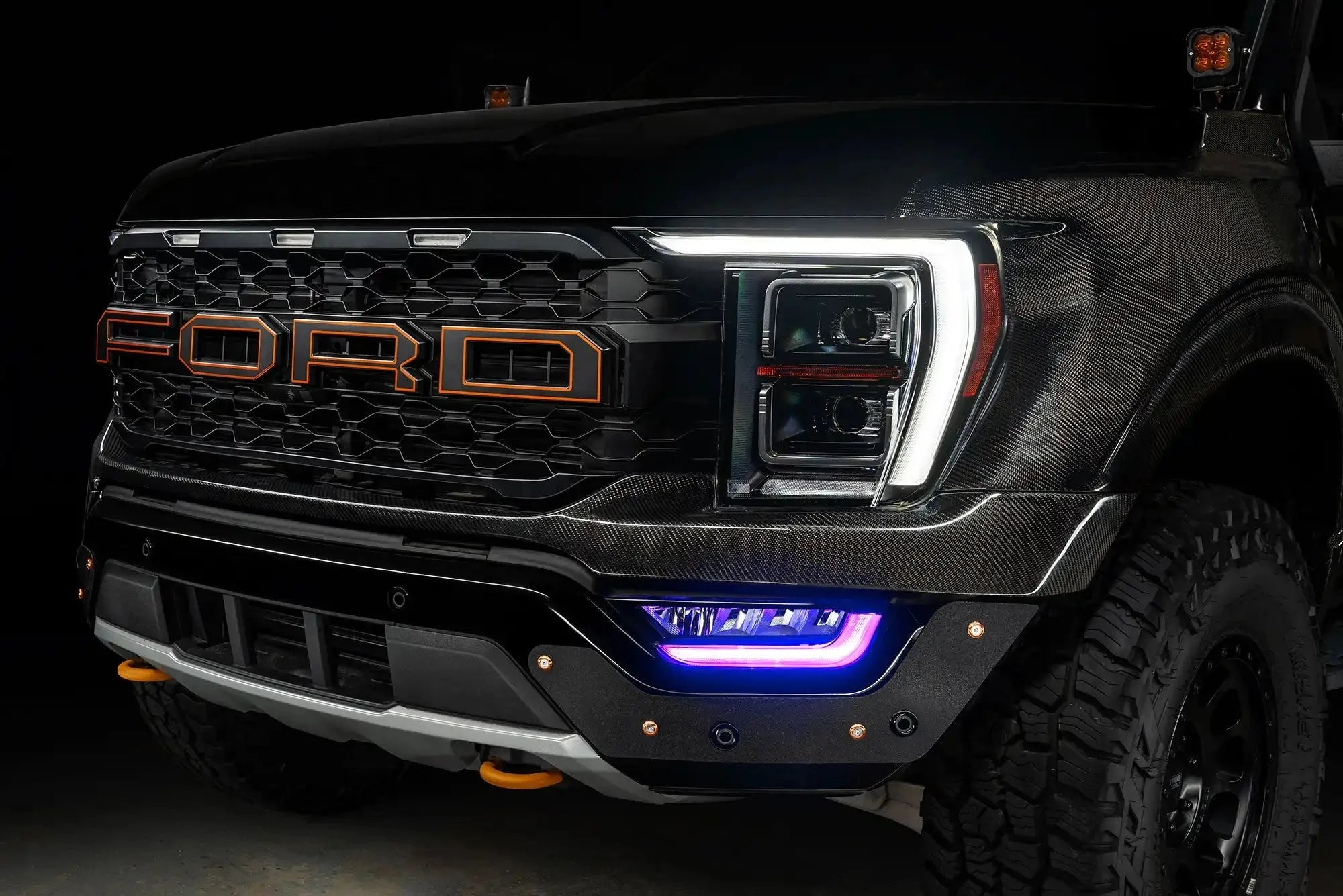 ORACLE Lighting 2021-2023 Ford F-150 ColorSHIFT RGB+W Fog Light DRL Upgrade Kit