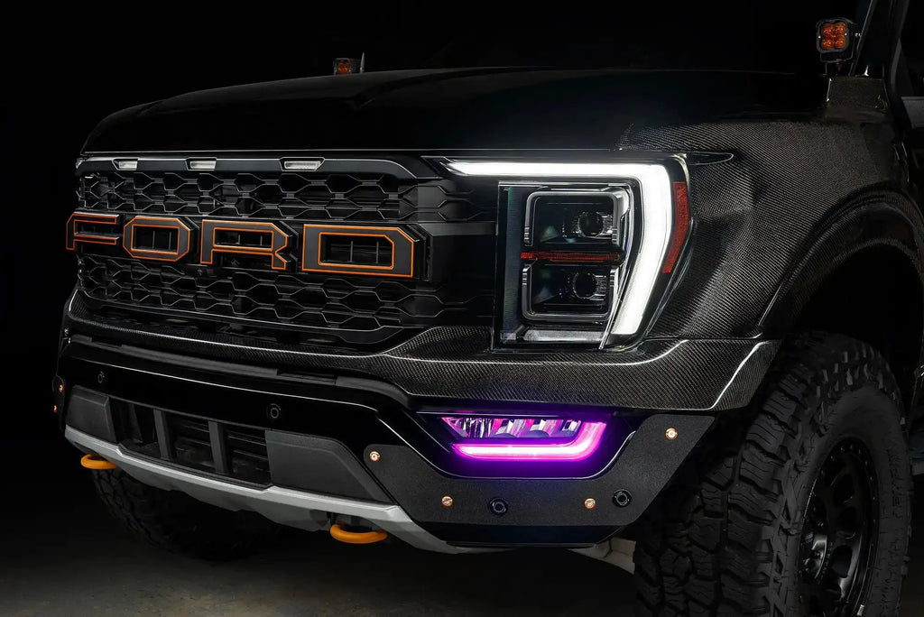 ORACLE Lighting 2021-2023 Ford F-150 ColorSHIFT RGB+W Fog Light DRL Upgrade Kit