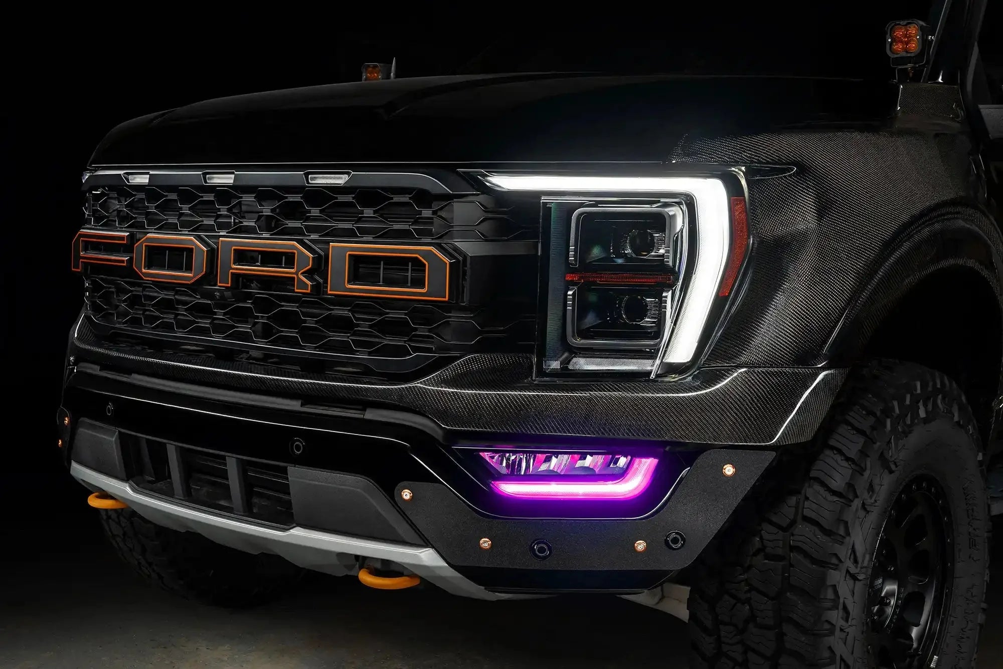 ORACLE Lighting 2021-2023 Ford F-150 ColorSHIFT RGB+W Fog Light DRL Upgrade Kit