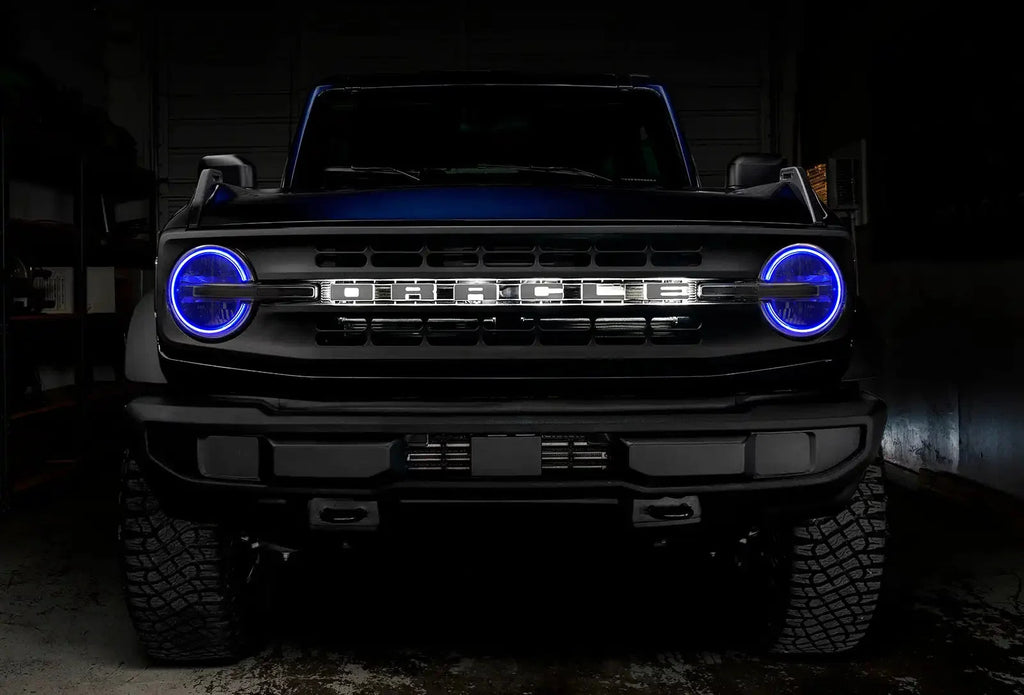 ORACLE Lighting 2021-2025 Ford Bronco ColorSHIFT RGB+W Headlight Halo Upgrade Kit