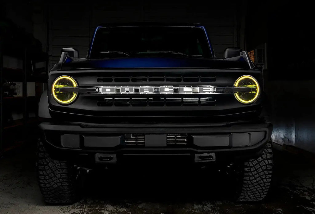 ORACLE Lighting 2021-2025 Ford Bronco ColorSHIFT RGB+W Headlight Halo Upgrade Kit