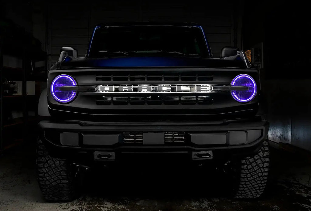 ORACLE Lighting 2021-2025 Ford Bronco ColorSHIFT RGB+W Headlight Halo Upgrade Kit