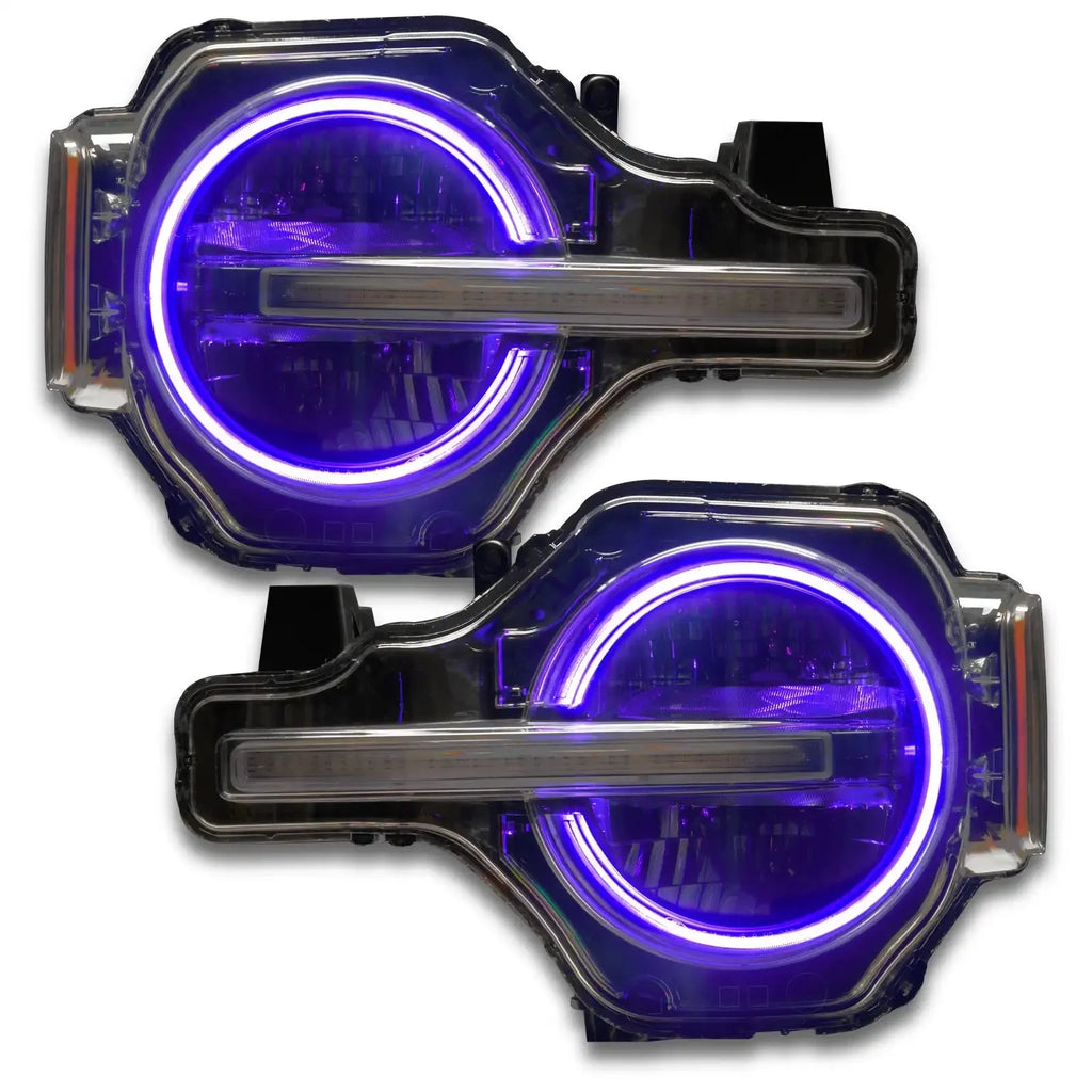 ORACLE Lighting 2021-2025 Ford Bronco ColorSHIFT RGB+W Headlight Halo Upgrade Kit