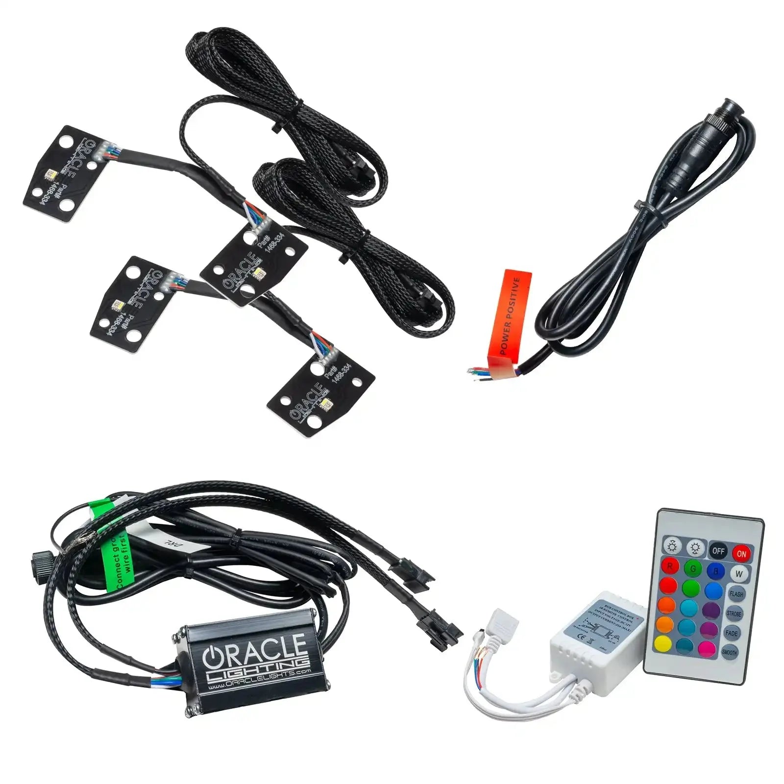ORACLE Lighting 2021-2025 Ford Bronco ColorSHIFT RGB+W Headlight Halo Upgrade Kit