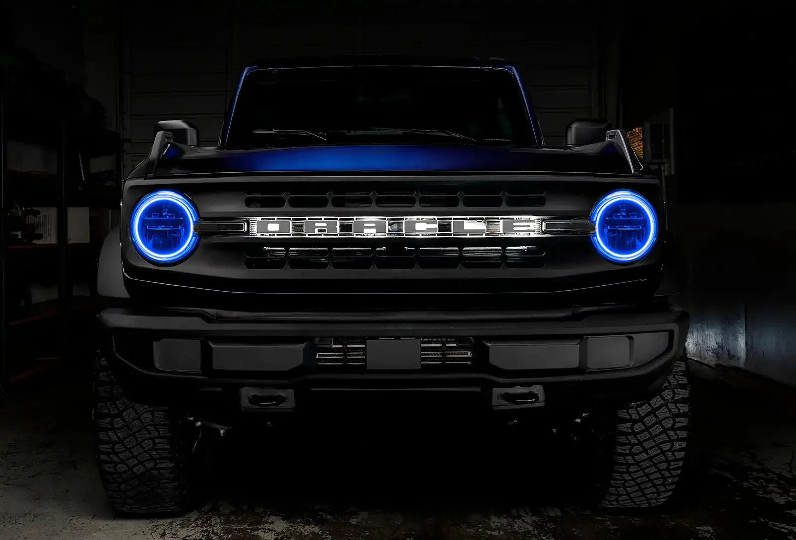 ORACLE Lighting 2021-2025 Ford Bronco LED Headlight Halo Kit - Base Headlights