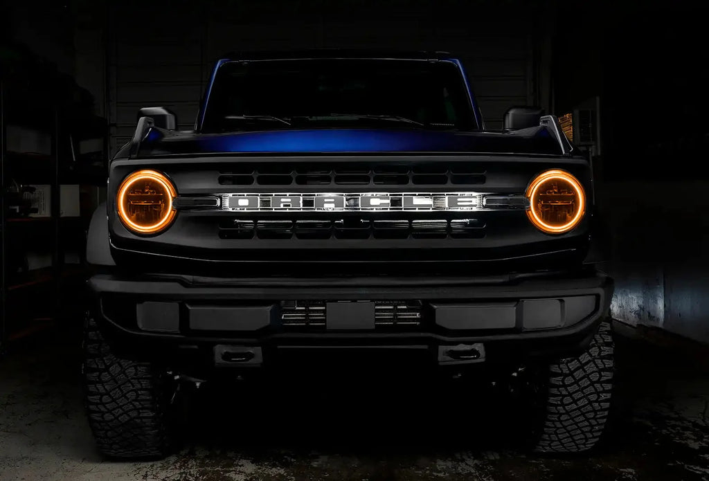 ORACLE Lighting 2021-2025 Ford Bronco LED Headlight Halo Kit - Base Headlights