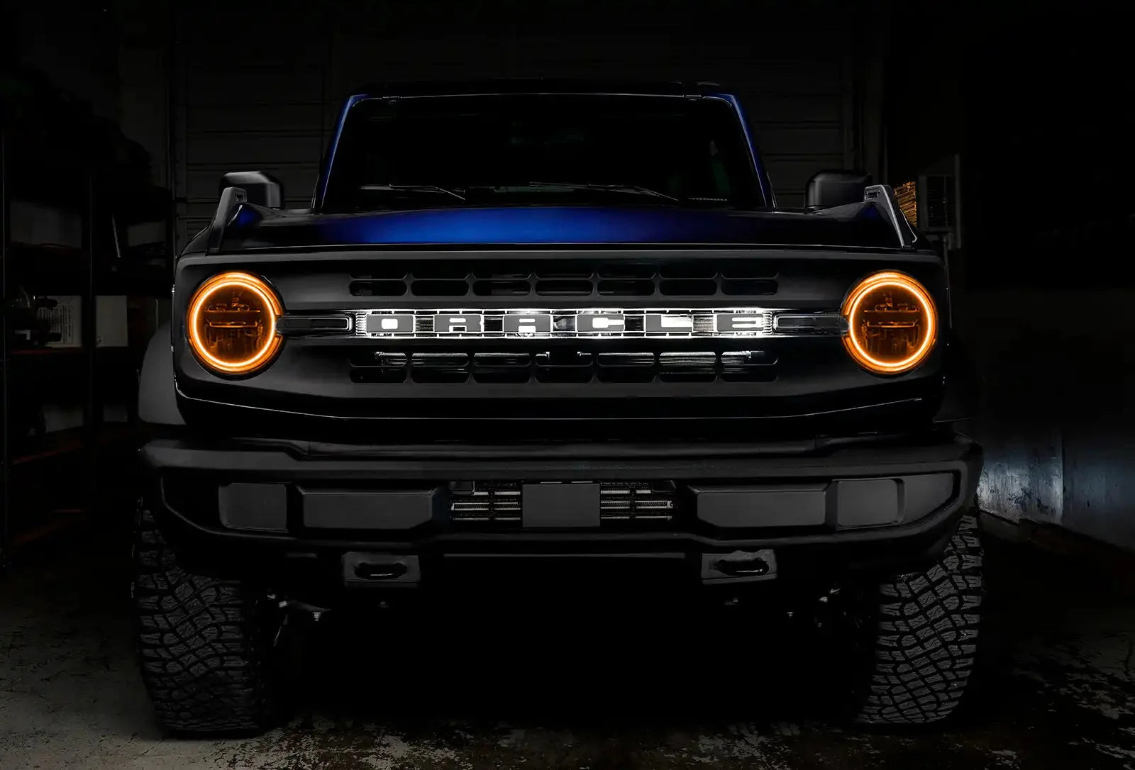ORACLE Lighting 2021-2025 Ford Bronco LED Headlight Halo Kit - Base Headlights