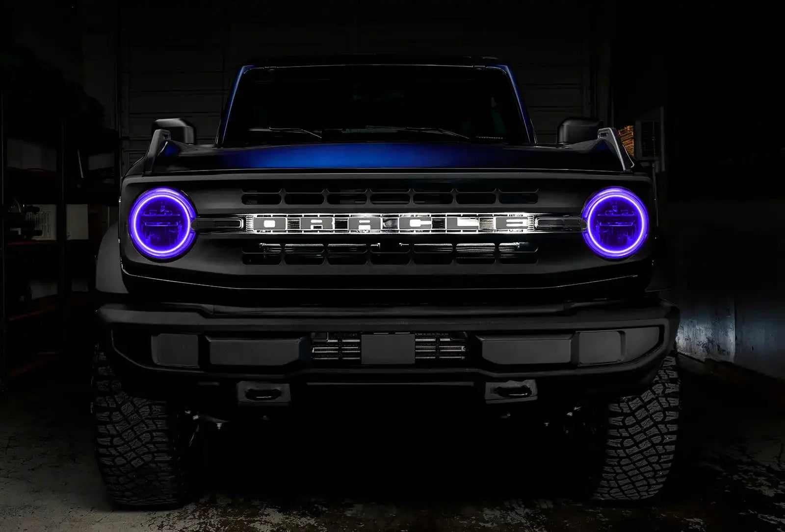 ORACLE Lighting 2021-2025 Ford Bronco LED Headlight Halo Kit - Base Headlights