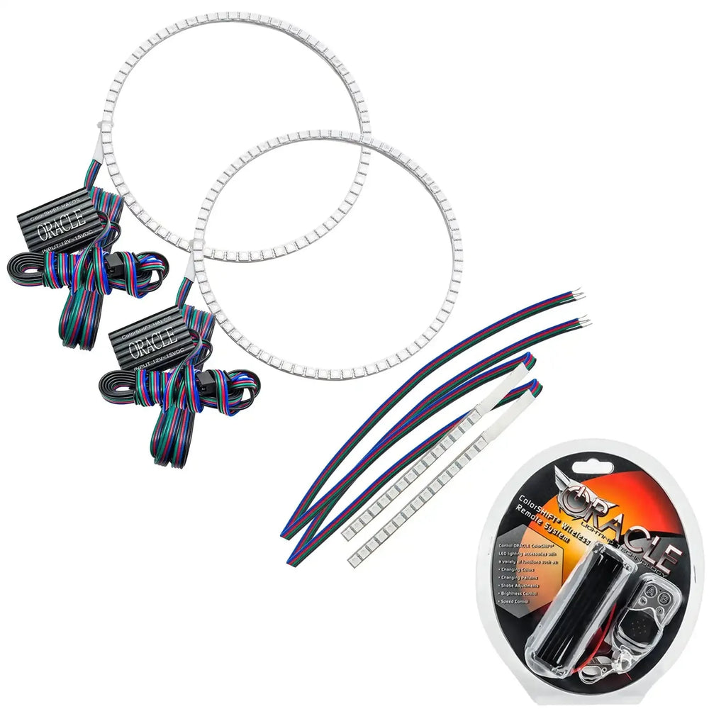 ORACLE Lighting 2021-2025 Ford Bronco ColorSHIFT Headlight Halo Kit w/DRL Bar - Base Headlights