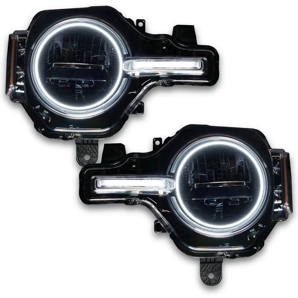 ORACLE Lighting 2021-2025 Ford Bronco ColorSHIFT Headlight Halo Kit w/DRL Bar - Base Headlights