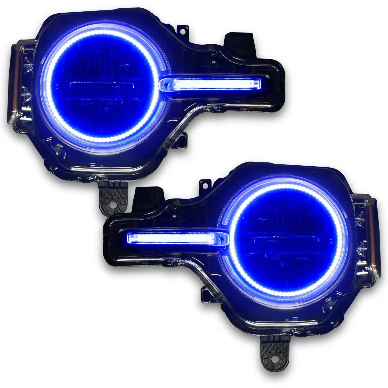 ORACLE Lighting 2021-2025 Ford Bronco ColorSHIFT Headlight Halo Kit w/DRL Bar - Base Headlights