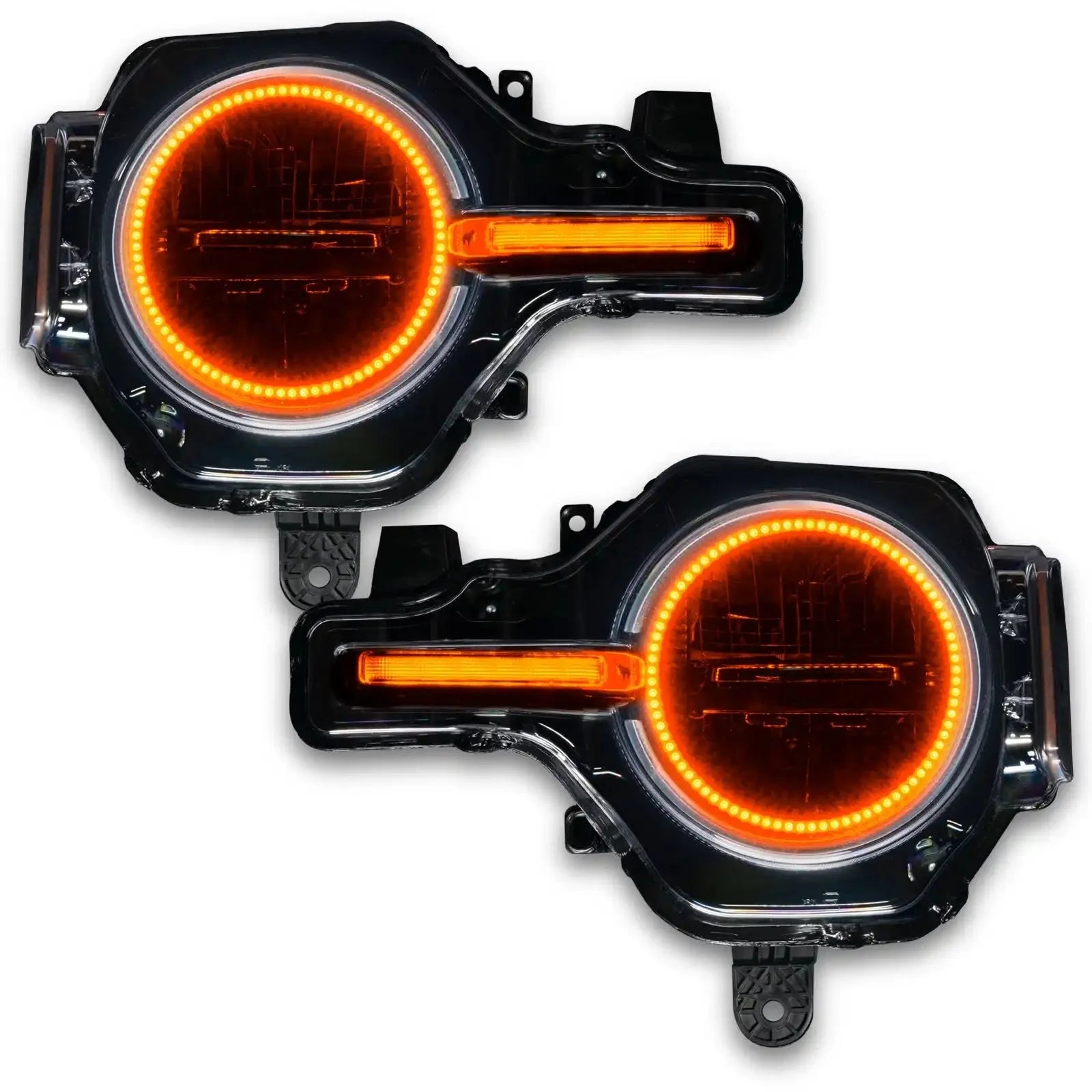 ORACLE Lighting 2021-2025 Ford Bronco ColorSHIFT Headlight Halo Kit w/DRL Bar - Base Headlights